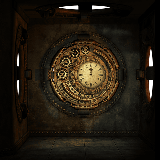 Steampunk Clock Clockwork Time  - 3209107 / Pixabay