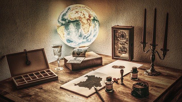 Rustic Ancient Map Globe - FelixMittermeier / Pixabay
