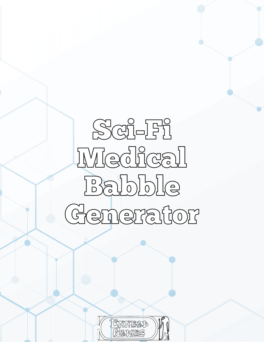 white background with hexagonal light blue cells on it, giving things a medical/sci-fi look
